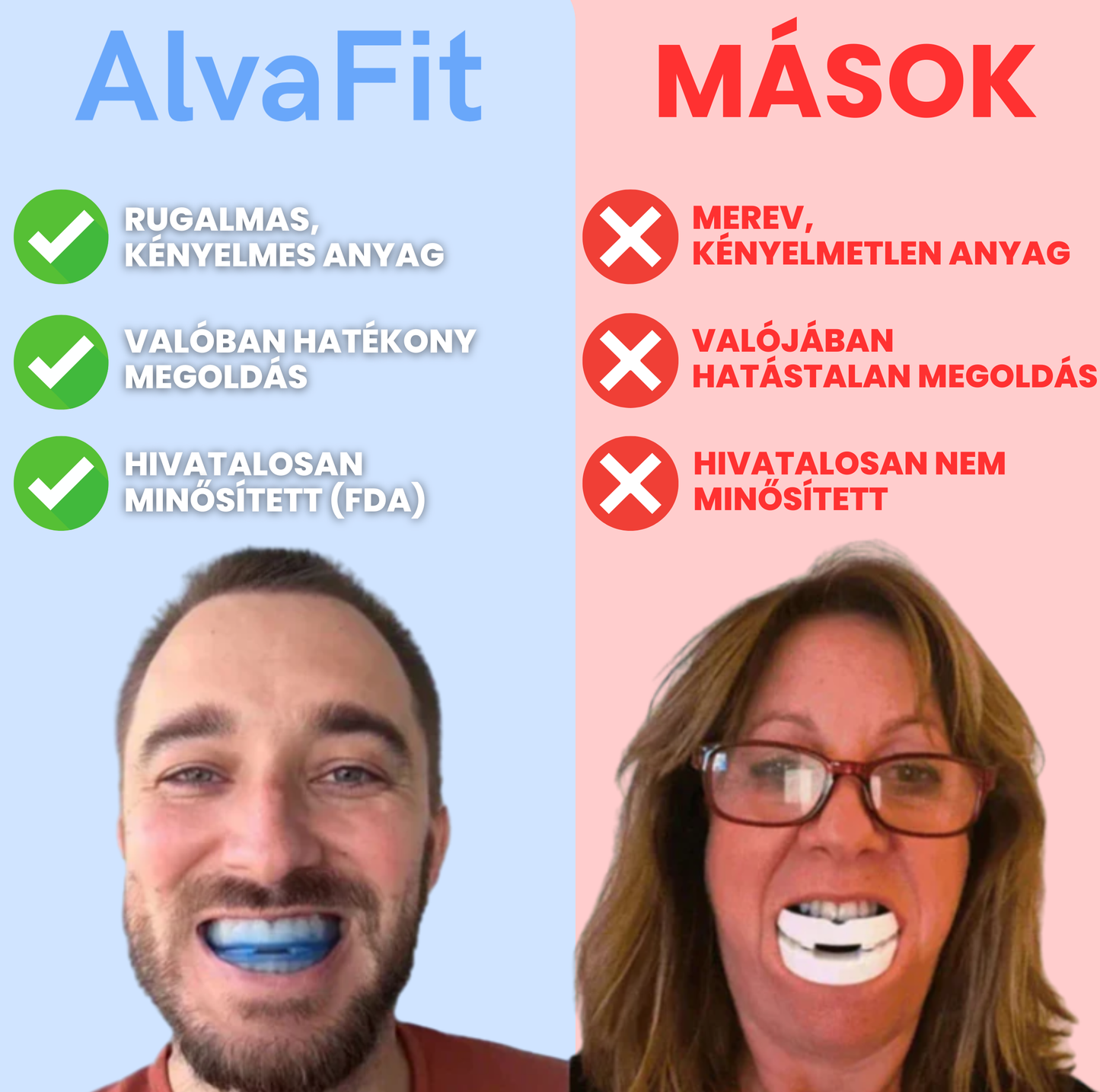 Alváskomfort Horkolásgátló